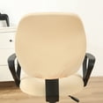 thumbnail image 4 of Moonsaad Stretch Office Computer Rotating Chair Split Cover, Spandex Seat Cover Chair Protector Slipcover, 4 of 9