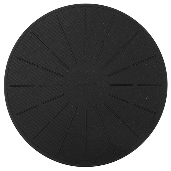 Alfombrilla de inducción Lazy K, silicona, fibra de vidrio, color negro