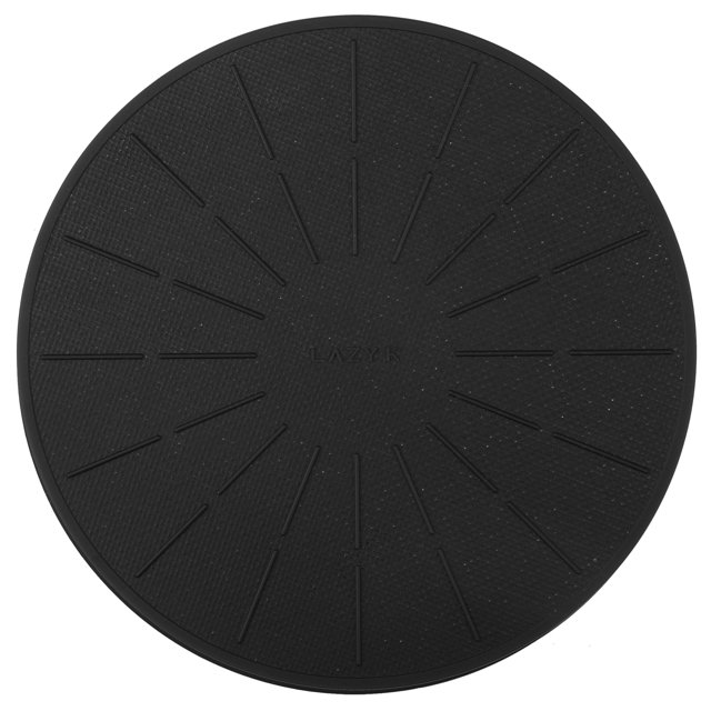 Alfombrilla de inducción Lazy K, silicona, fibra de vidrio, color negro