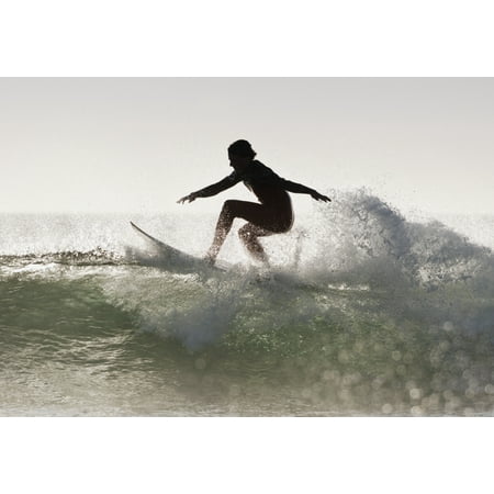 Wakeboarding Los Lances Beach Tarifa Spain Stretched Canvas - Ben Welsh  Design Pics (36 x