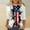 Multicolor, variant on Cavosen Red White and Blue T Shirts Women Petite Patriotic 3/4 Sleeve Round Neck Tops American Flag Print T Shirts Lady XL Independence Day Casual Tops 4th of July Tunic Tees 2025 Patriotic Clothes