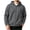 Gray, variant on Chiccall Mens Zip-up Hoodies Long Sleeve Loose Fit Sweatshirts Casual Athletic Solid Jacket for Men