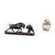thumbnail image 5 of Escultura de resina moderna de toro y pareja abstracta de Feng Shui, figura creativa de animal y humano para escritorio, estantería, cafetería, decora, 5 of 8