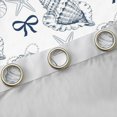 thumbnail image 4 of Manfei Blue Coquette Bowknot Blackout Curtains Set of 2 (38x54 Each),Ocean Sea Life Starfish Living Room Curtains, 4 of 6