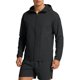 thumbnail image 1 of Mens Manga Larga con Capucha Cremallera Cardigan Hielo Seda Fina Chaqueta Protectora Solar para el Uso Diario Al Aire Libre Casual, 1 of 9