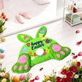 thumbnail image 4 of Carpet for Living Spaces Easter Bunny Welcome Mat Velvet Non Durable Absorbent Rug with Unique Bunny Shape 90cm Crafted for and Home Use, 4 of 6