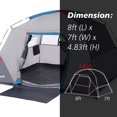 thumbnail image 4 of Faitaliicy Family Camping and Adventure Tent,Camping Tent, Tent for Camping, Easy Set up Camping Tent 4 Person and 6 Person for Hiking Backpacking Traveling Outdoor 2.8ft (L) x 7ft (W) x 58in (H), 4 of 9