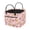 Capybara Strawberry Print, variant on Uourmeti Polyester Quilted Storage Basket for Nursery Bathroom, Collapsible Quilted Laundry Basket for Books, Cute Axolotl Bubbles Print