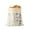 Beige style, variant on Washable Cotton Beeswaxes Sandwich Bag Adjustable Drawstring Closure Double Layer