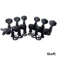thumbnail image 4 of 6x Lock String Tuning Key Pegs , Gear Ratio 1:18, Metal Alloy Guitar String Tuning Pegs Machine Head para Guitarra Eléctrica, Folk, Acústica Chr Negro 6L Baoblaze clavijas, 4 of 8