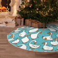 thumbnail image 5 of Fotbe Cartoon Funny Goose Pattern Christmas Tree Skirt, Tree Skirts Plush Christmas Decorations, Christmas Tree Skirts Xmas Decorations Holiday Party Decor-30", 5 of 6