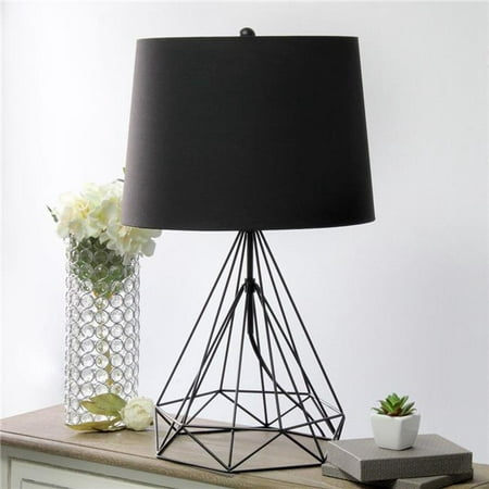 All The Rages Lt1054 Blk Elegant, All The Rages Modern Table Lamp