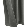 thumbnail image 5 of Habitat Margaret Light Filtering Grommet Curtain Panel 52 x 63 in Charcoal, 5 of 6