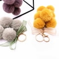 thumbnail image 4 of Adults Handbag Plush Grape Keychain Shoulder Bag Hanging Decoration Portable Hairball Keyring Party Banquet Key Holder Ornament Pink, 4 of 8
