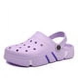 

2024 EVA Mules & Clogs with Buckle Closure Beach Shoes Round Toe Beach Sandals Casual Solid Color Slip-On Half Slippers for Men and Women Non-Slip Odor-Resistant Durable Soft Sole Gardening Shoes