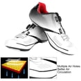 thumbnail image 6 of Men's Adult Breathable Road Cycling Shoes, Size 45, Anti-Slip Lock System for Safe Riding, White, 6 of 8