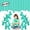 Turquoise, variant on Turquoise Twisting Balloons - Long Balloons - 100 Pack