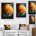 thumbnail image 4 of Designart "Planetary Perspectives: Jupiter'S Topaz Titan I" Our Solar System Canvas Art Print, 4 of 7