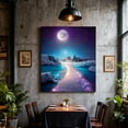 thumbnail image 3 of DIY Diamondart Painting Kits Moon Landscape DiamondArt Kits Wall Decoration, 3 of 10