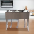 thumbnail image 6 of Heavy Duty Three 3 Compartment Sink Stainless Steel Commercial Kitchen Bar Sink, 6 of 18