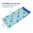 thumbnail image 3 of Wildkin Toddler Nap Mat Cover in Blue, Boys, 100% Cotton, Fits Vinyl Rest Mats up to 48 inches (Dinosaur), 3 of 8
