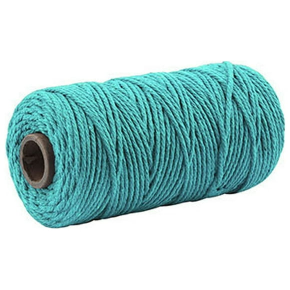 Cotton Yarn for Knitting Dyi Macrame Yarn 3 Mm X 100 M Decorative Warp Cotton for Knitting Crafts