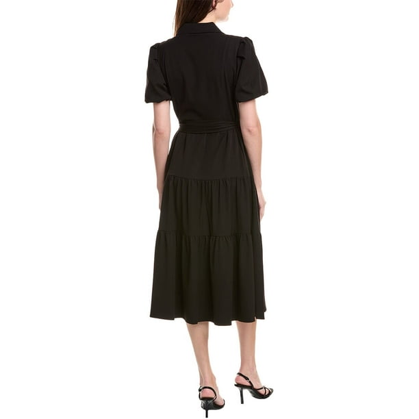 long sleeve black maxi dresses Black Suzi Maxi Dress with Detachable Feathers main image 0