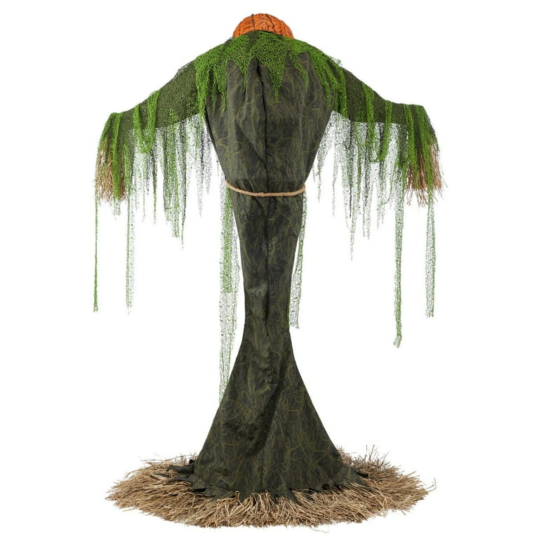 7' Animated Pumpkin Scarecrow - Walmart.com