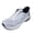 WhiteBlack, variant on AOV Men's Wide Toe Box Walking Sneakers - Arch Support & Shock-Absorbing Sole for Plantar Fasciitis White Black US Size 10.5