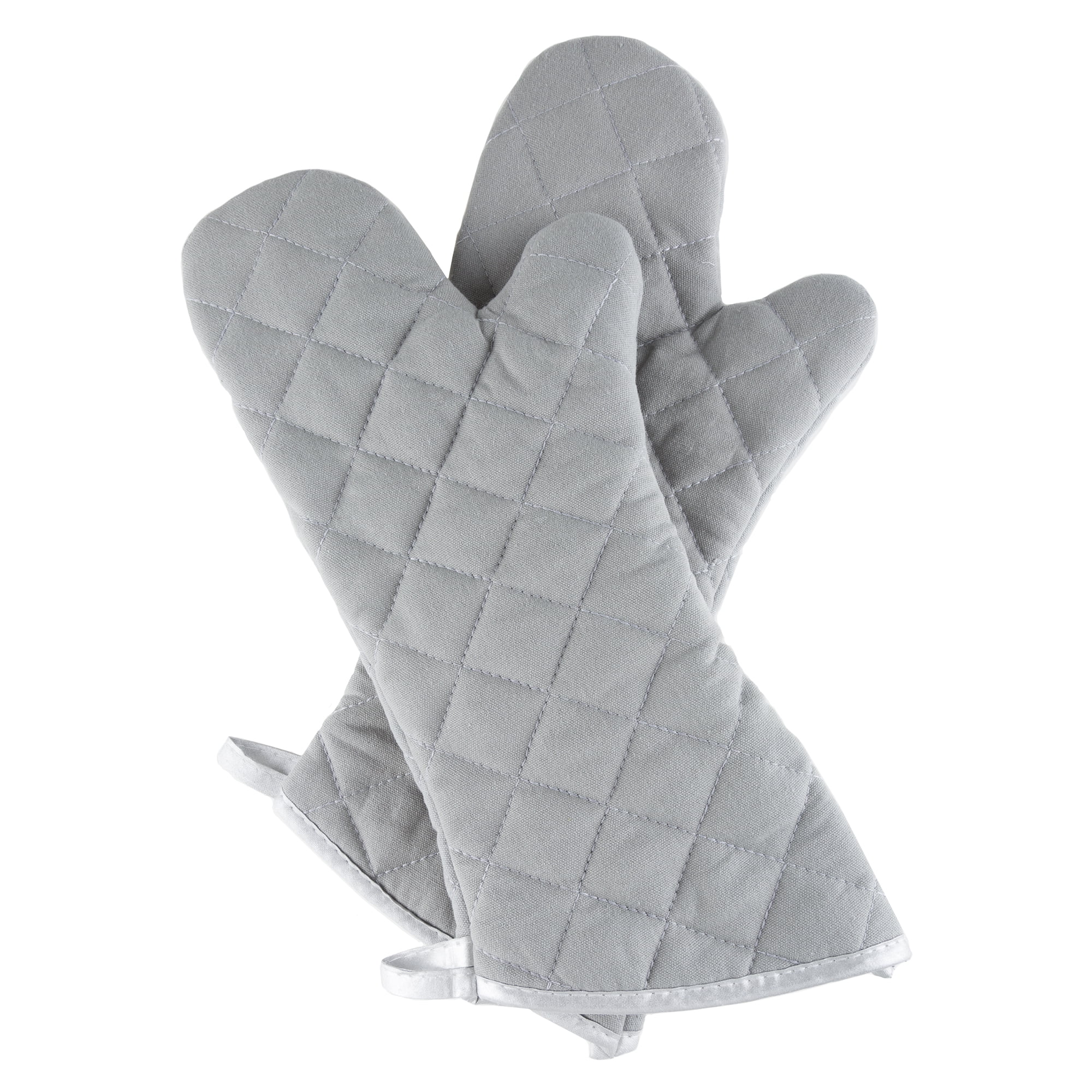 Pack Of 6 Gray Rorecay Extra Long Oven Mitts And Mini Oven Mitts Set: Heat  Resistant Silicone Oven Mitts With Mini Gloves For Kitchen, Quilted Lining
