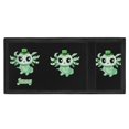 thumbnail image 4 of Chririnla St Patrick's Trifold Card Wallet Featuring Clover Axolotl, Polyester Lightweight Wallet for Little Boys School and Outdoor Activities, 4 of 7