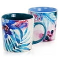 thumbnail image 4 of Spice by Tia Mowry Goji Blossom Fine Ceramic 4 Piece 17oz Mug Set in Multi Color, 4 of 6