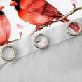 thumbnail image 4 of Manfei Pink Cherry Blossom Black Out Curtains,Christmas Cardinals Curtains Pack of 2 (42x63 Each),Red Birds Bedroom Curtains For Teens,Super Cozy Room Decor, 4 of 6