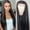 A, variant on 29-Inch Long Straight Wig for Women - High-Temperature Silk Synthetic Hair, Heat-Resistant Fiber, Glue-Free Design, Soft and Realistic Look, Fashionable, Stylish Wig for Parties, E Makeup Organizers
