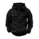 thumbnail image 2 of Blusa con capucha de manga larga para hombre, sudadera con cremallera de un cuarto, sudadera con capucha, sudadera con capucha para entrenamiento, gimnasio, deportes, correr, exteriores, chaquetas de, 2 of 6