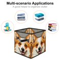 thumbnail image 2 of Pixel Dog Foldable Toy Box Cube Organizer with Handle, 10.8"x10.5"x10.6", Large Capacity Toy Storage Bin, 2 of 6