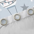 thumbnail image 4 of Homewish Kids Children Hot Air Balloon Blackout Curtains Set of 2 (52x84 Each),Starry Sky Window Curtains,Cute Geometric Stripes Curtains and Drapes,Luxury Bedroom Decor, 4 of 6