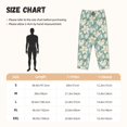 thumbnail image 3 of Gaeub Lilies Flowers Soft Pajama Pants for Women,&nbsp;Wide Leg Comfy Casual Lounge Yoga Capri Pants Wide Leg-Medium, 3 of 6