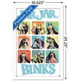 thumbnail image 3 of Star Wars: The Phantom Menace - Jar Jar Binks Grid Wall Poster, 14.725" x 22.375" Framed, 3 of 5