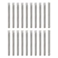 thumbnail image 1 of 3x40mm 304 Inoxidable Acero Espiga Pasadores, 50uds Moleteado Cabeza Plana Chaflanada Extremo Espiga Pasador, Madera Litera Cama Estante Picas Soporte Estantes Fijar Elementos, 1 of 6