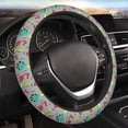 thumbnail image 4 of Kdxio Cute Dinosaur Print Elastic Stretch Steering Wheel Cover,Auto Steering Wheel Cover,15 Inch Anti-Slip,Warm in Winter and Cool in Summer,Fit Suvs,Vans Cars,Trucks, 4 of 7