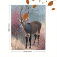 thumbnail image 3 of Qisvanset Watercolor Otter Hibiscus Canvas Print 12x16 Inch Kitchen Decor, 3 of 8