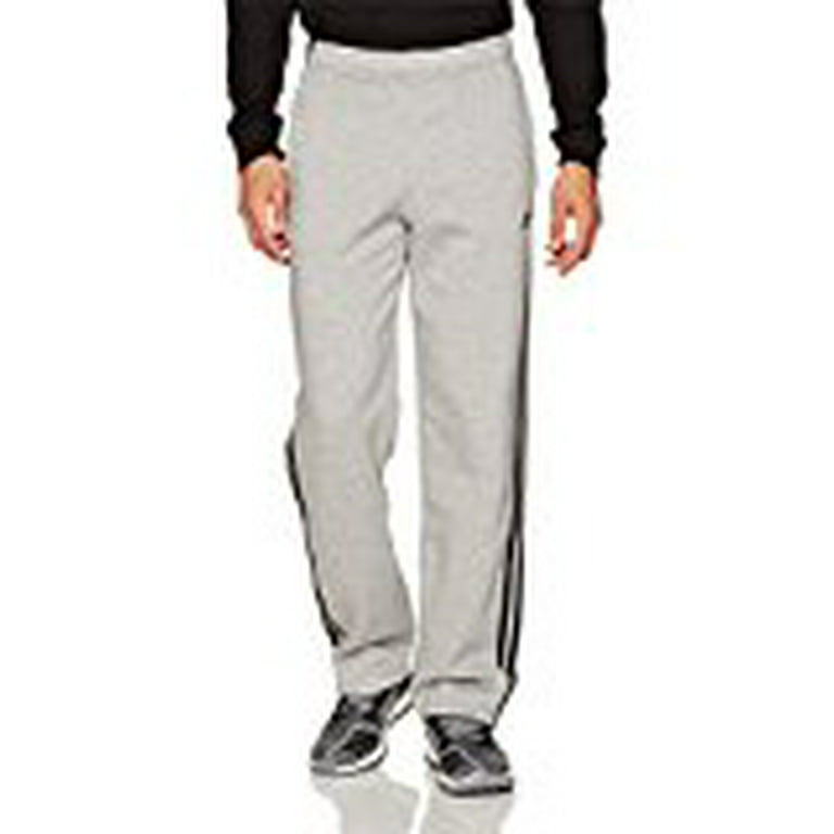 Adidas Men s Essentials 3 Stripe Regular Fit Fleece Pants