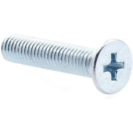 

9121358 Machine Screws Metric Flat Head Phillips Drive M5-0.8 X 25MM Zinc Plated Steel 25-Pack