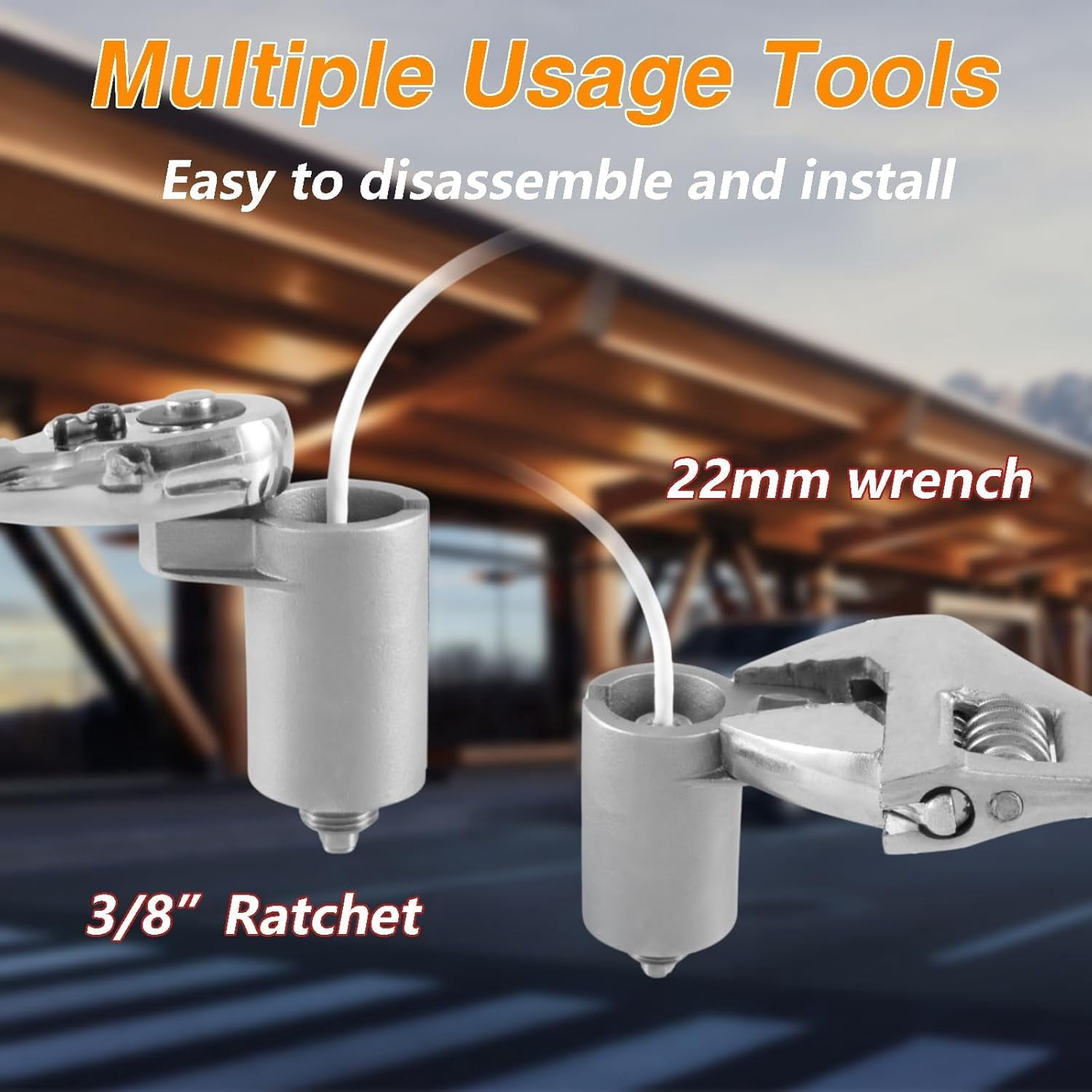 Upgrade Stainless Steel Turbo Vane Position Sensor Socket Tool Compatible with Chevrolet GMC Silverado Sierra 2500 3500 HD 6.6L & Duramax Diesel LLY LBZ LMM LML Isuzu F Series Diesel Engines 2004-UP