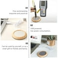 thumbnail image 4 of USHOBE coffee warmer plate Heating Coaster Aluminum Anti Slip Compact Design 1Set, 4 of 8