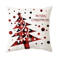 thumbnail image 2 of Naiovety 4 unids/set fundas de almohada vibraciones festivas diseños inspirados en Navidad funda de almohada suave y cómoda Artesanía, 2 of 6