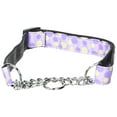 thumbnail image 2 of Mirage Pet Products Confetti Dots Nylon Collar Martingale Lavender Large, 2 of 3