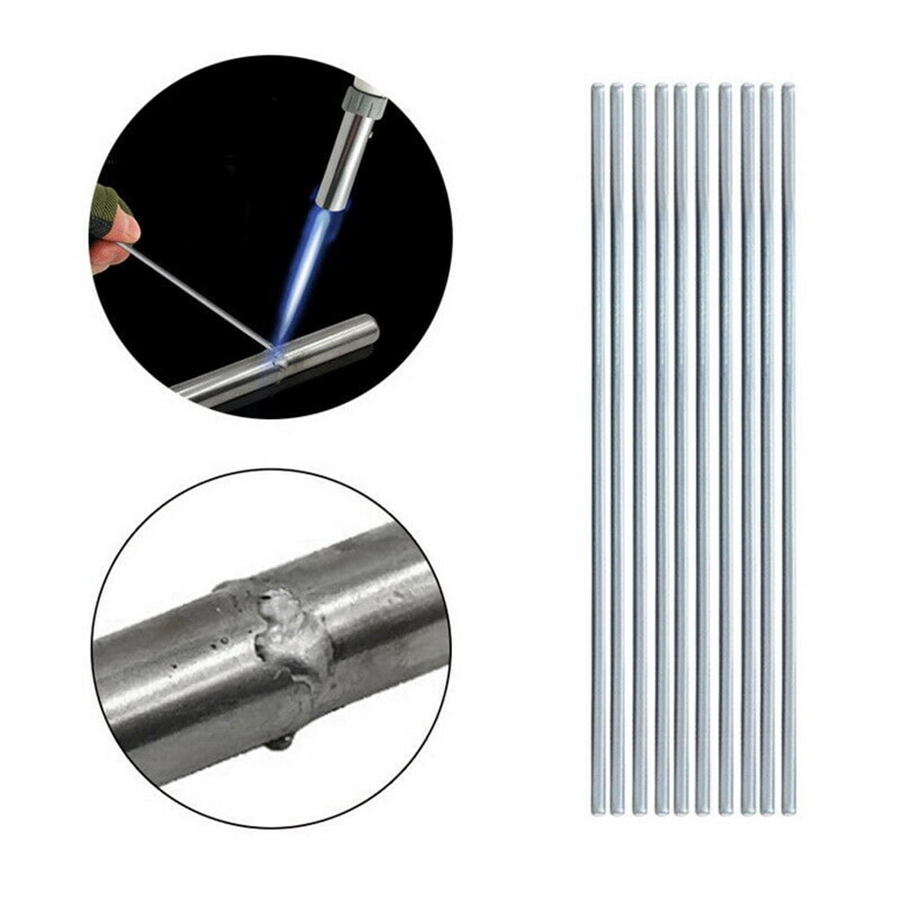 1.6mm Aluminum Welding Rods, Multipurpose Copper Aluminum Repair Rods for Welding Alloy, Stainless, Galvanized Steel, 50Pcs