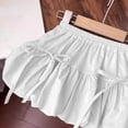 thumbnail image 6 of QTBIUQ Girls Bubble Skirt with Built-In Shorts Cute Bow Princess Elastic Waist Summer Casual Party Skirt, 6 of 8